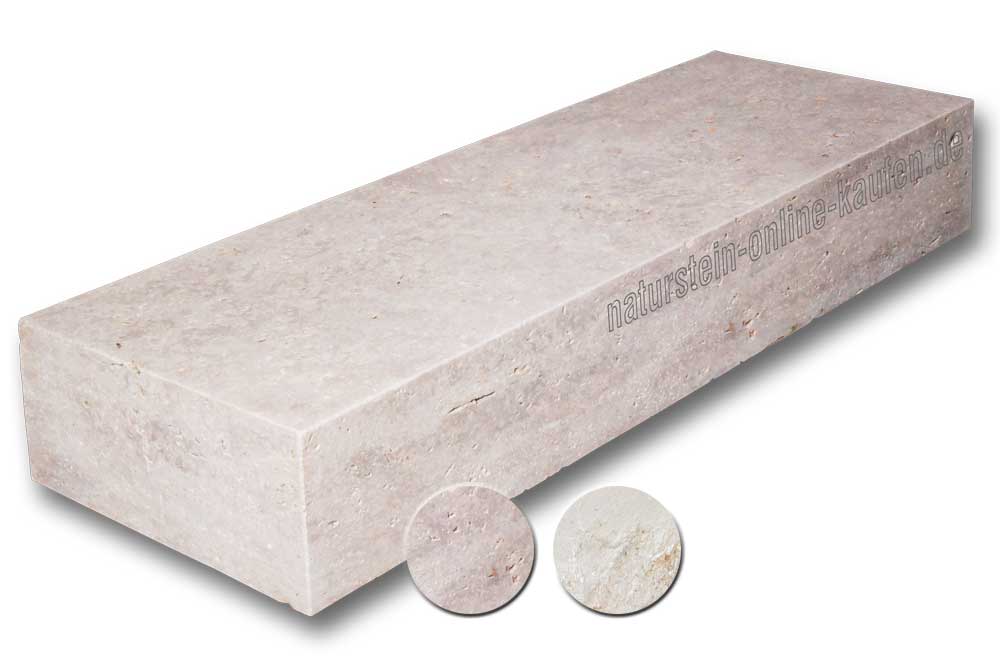 Kalkstein / Travertin Blockstufen