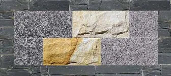 Verblender Riemchen Mauerverblender Spaltriemchen aus Naturstein
