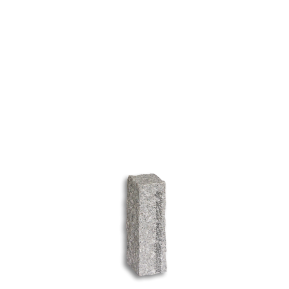 Granitpalisaden hellgrau 35x12x12 cm