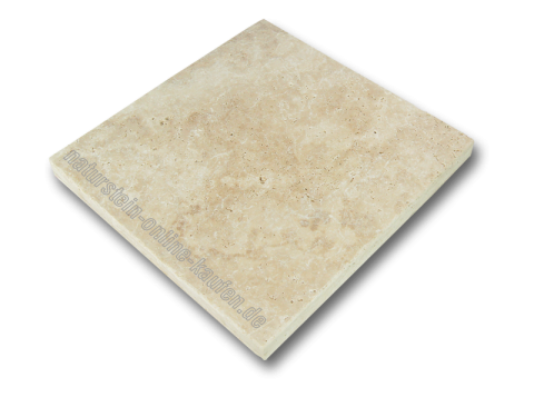 Terrassenplatten Travertin Classic, 40,6 x 40,6 x 3 cm
