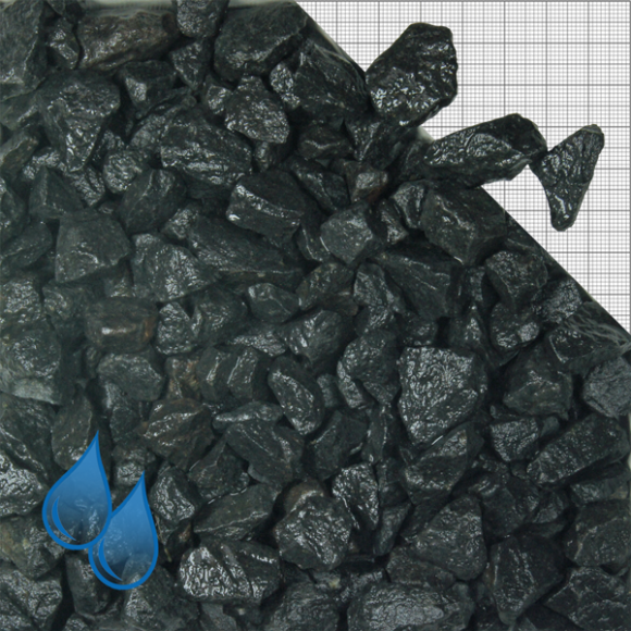 Ziersplitt Basalt, anthrazit-schwarz