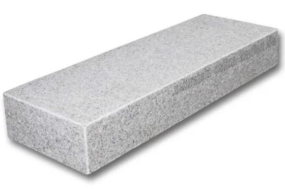 Blockstufe Granit hellgrau G603 geflammt