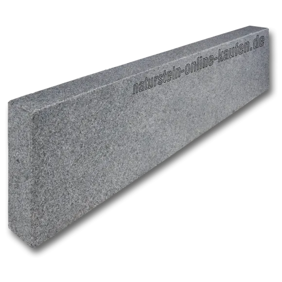 Bordstein Granit anthrazit G654, geflammt