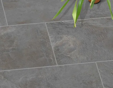 Feinsteinzeug Terrassenplatten vivo!® DIVA DARK**