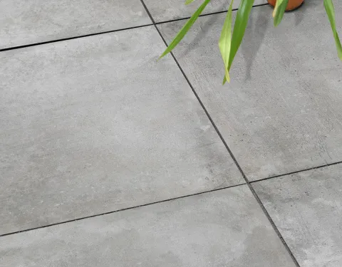 Vivo LARGO Feinsteinzeug Terrassenplatten – Eleganz in Hellgrau