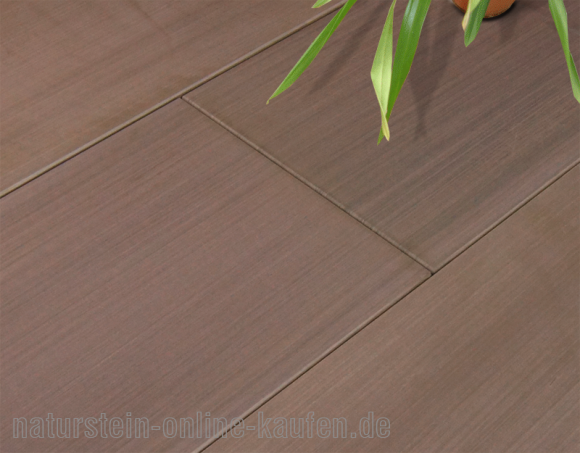 Terrassenplatten, Parkett Stone Linea, braun mit Maserung (Parkettoptik), 60 x 40 x 3 cm