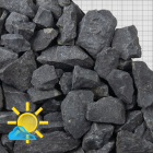 Ziersplitt Basalt, schwarz 16-32 mm trocken