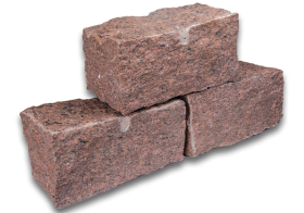 Rote Vanga Granit Mauersteine al...
