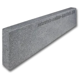 Bordstein Granit anthrazit G654, geflammt