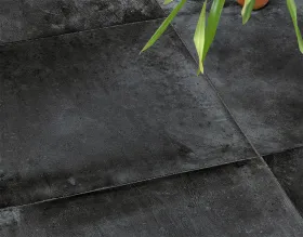 Feinsteinzeug Terrassenplatten dunkelgrau - vivo!® ALLEGRO