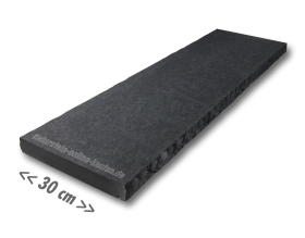 Mauerabdeckplatte Basalt schwarz | naturstein-online-kaufen.de