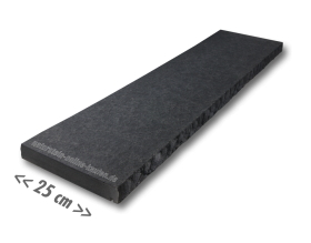 Mauerabdeckplatten Basalt - gefl...