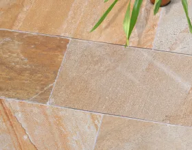 Terrassenplatten Quarzit LIMERICK GOLD